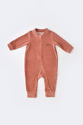 Velvet Zippered Romper