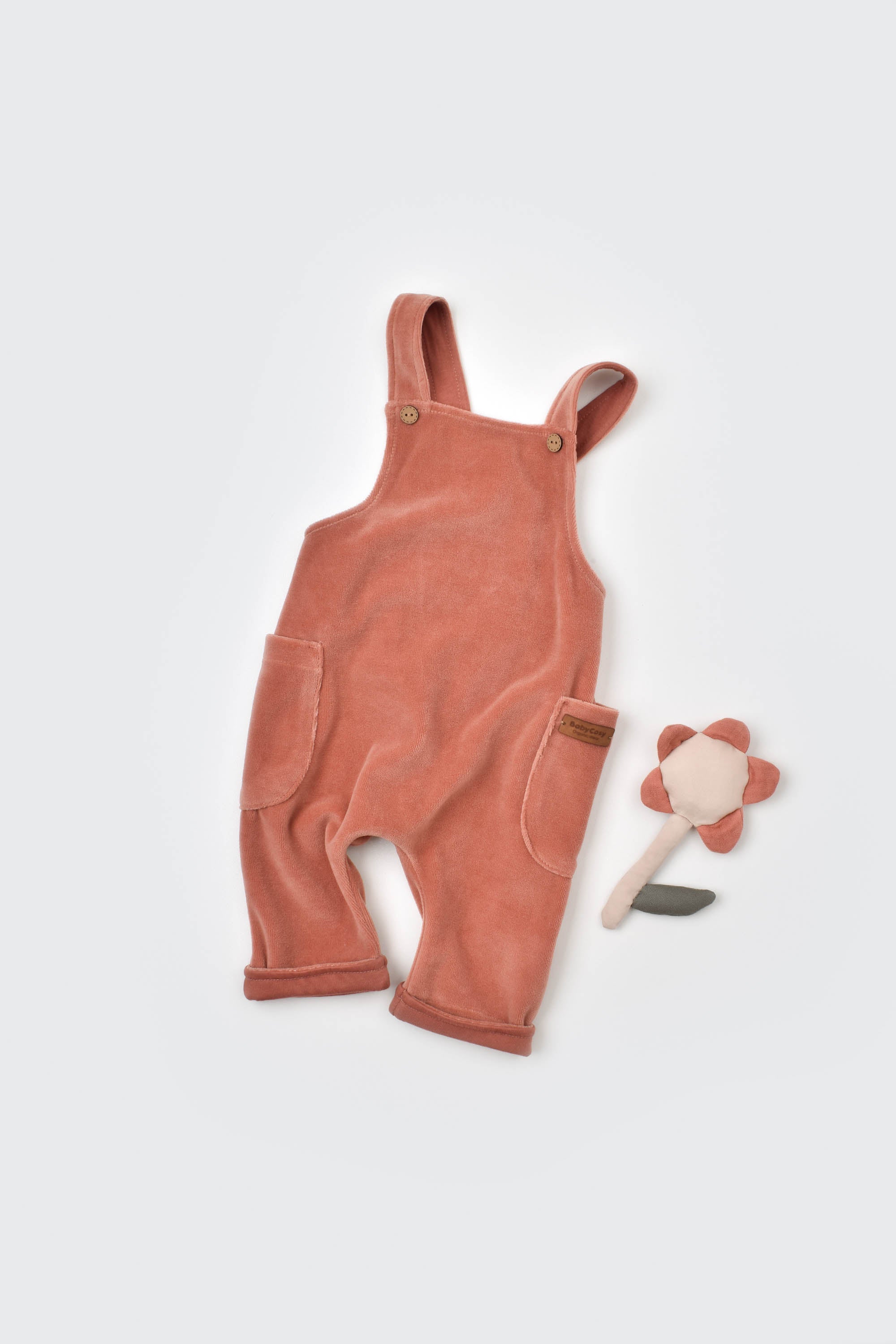 Velvet Salopette Romper