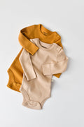 2 Pcs Cotton Long Sleeve Bodysuits