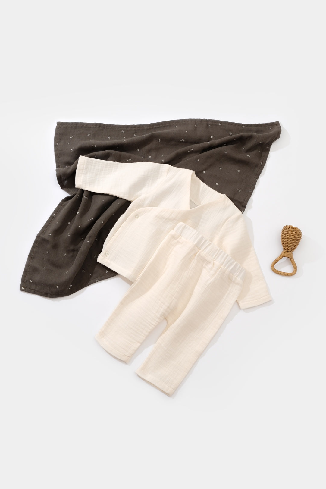 Double Breasted Long Sleeve T-Shirt & Pants Set