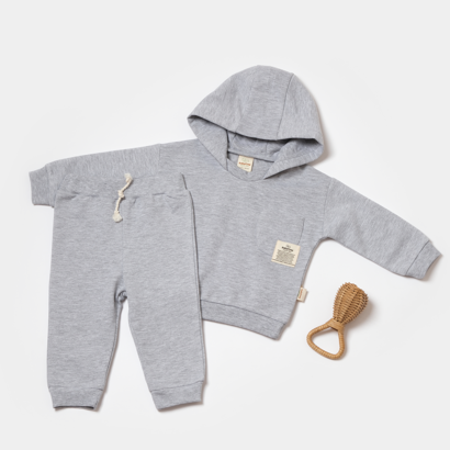 Hooded Sweatshirt & Pants Set